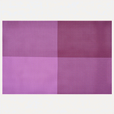 Pink and purple PVC placemats from 22255, heat-resistant, washable vinyl table protectors for indoor and outdoor kitchen decor.