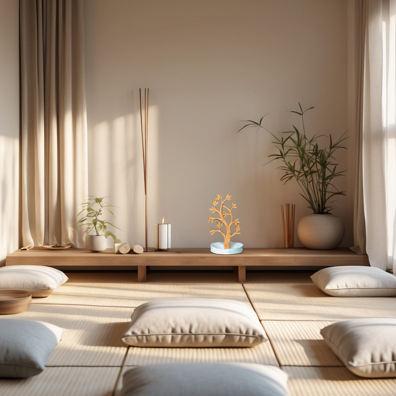 Timber Grace – Solid Wood Jewelry Tree, Handmade Decorative Organizer Stand - Decozen