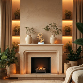 Timber Grace – Solid Wood Jewelry Tree, Handmade Decorative Organizer Stand - Decozen