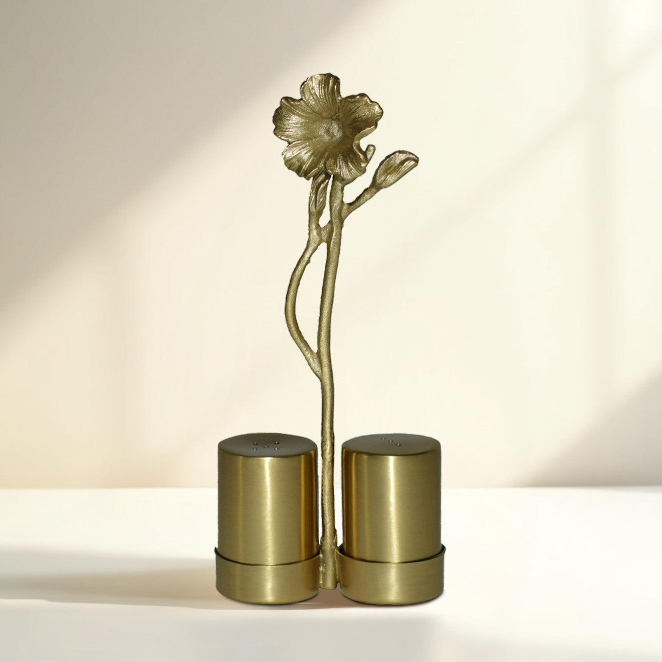 Salt Pepper with Rosemary Accents