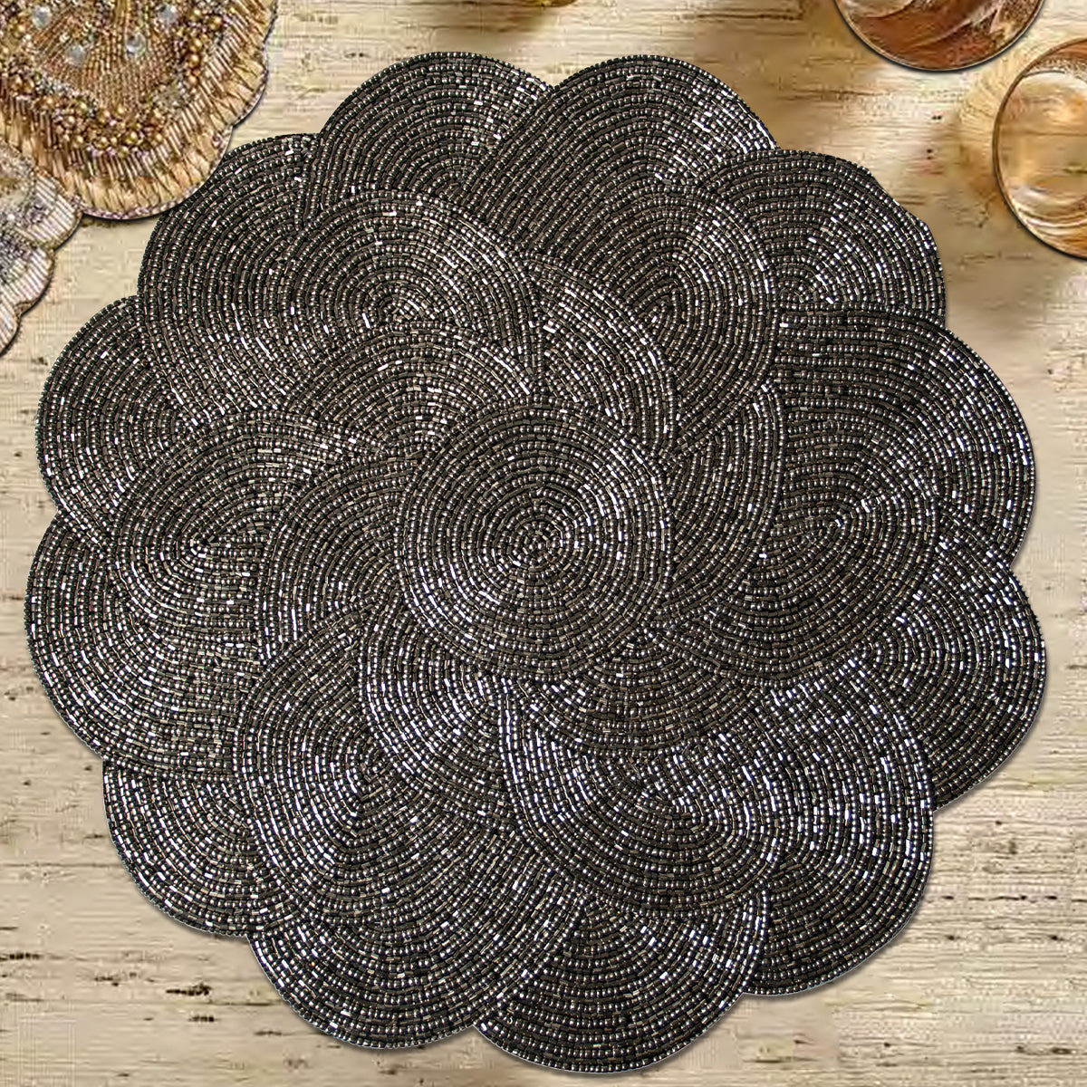 The Jovie Beaded Placemats