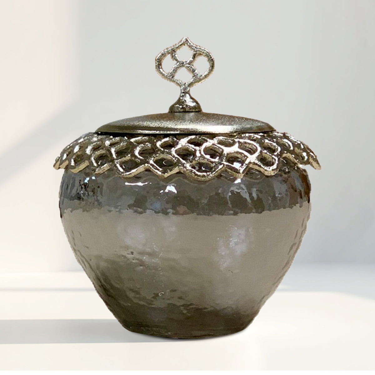 The Arabesque Collection - Cotton Ball Container - Decozen 