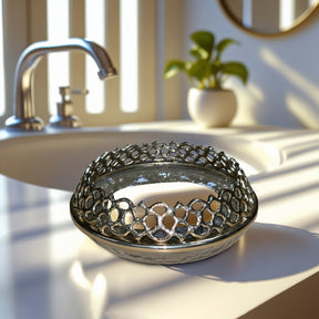 Elegant Haven – Modern Decorative Counter Accessory Handmade Bathroom Soap Dish - Decozen