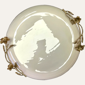 Large Round Serving Tray - Decozen 