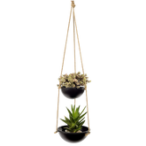 Hanging Planter with 2 Pots
