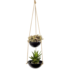 Hanging Planter with 2 Pots