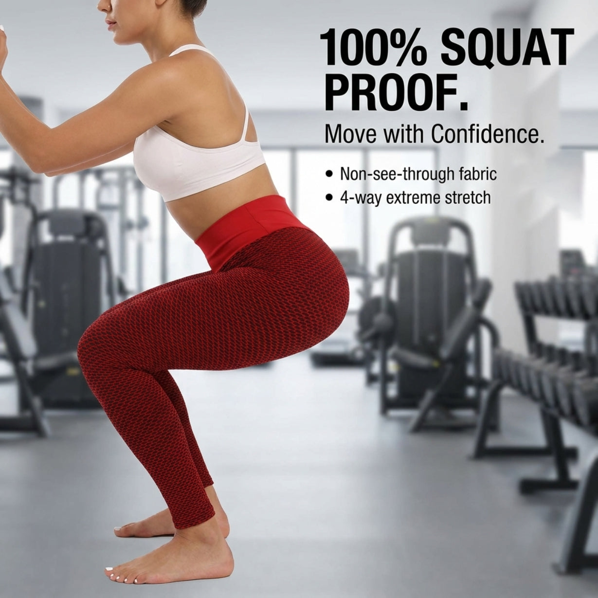 Yogazen Women's High-Waist Capri Leggings – Tummy-Control Yoga Pants