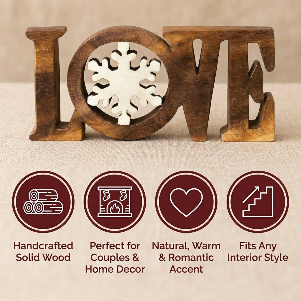 Wooden Love Sign – Endless Love, Acacia Wood