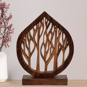 Lucky Tree Handmade Wooden Sculpture