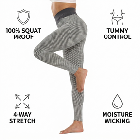 Yogazen Women's High-Waist Capri Leggings – Tummy-Control Yoga Pants