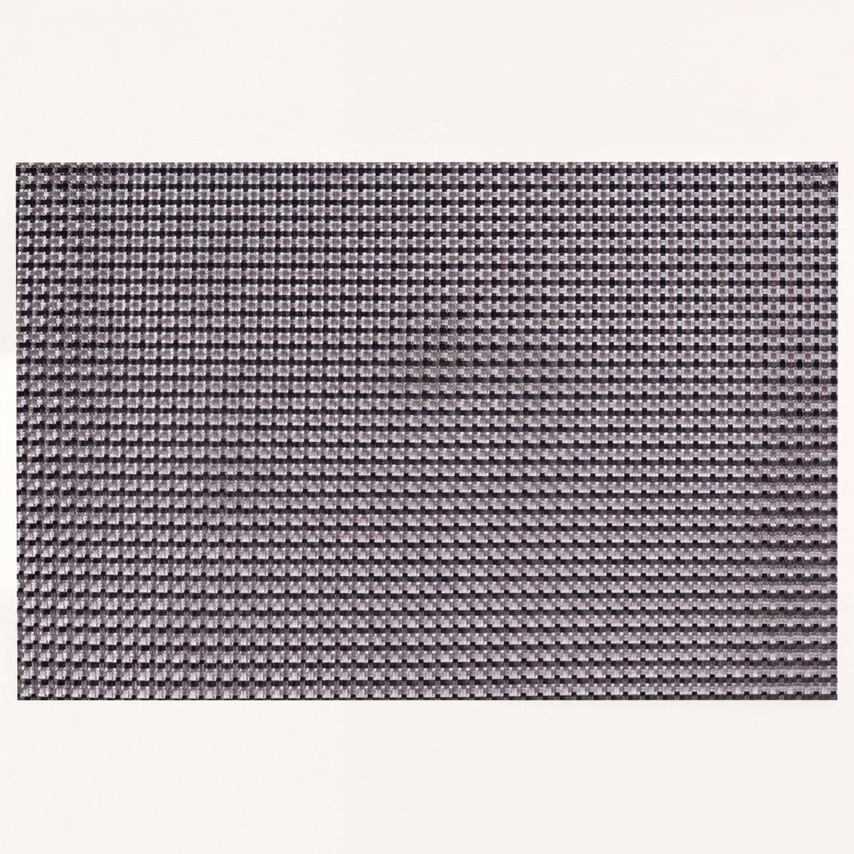 Set of four PVC placemats for dining table, with colorful, textured surface, designed to protect and decorate the table.