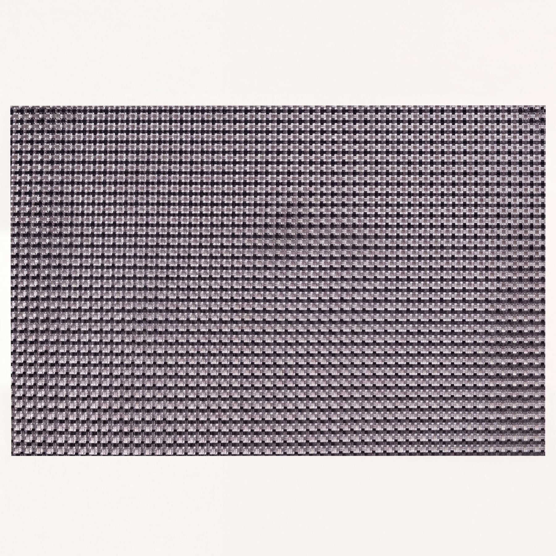 Set of four PVC placemats for dining table, with colorful, textured surface, designed to protect and decorate the table.