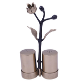 Etched Salt & Pepper Shaker Set