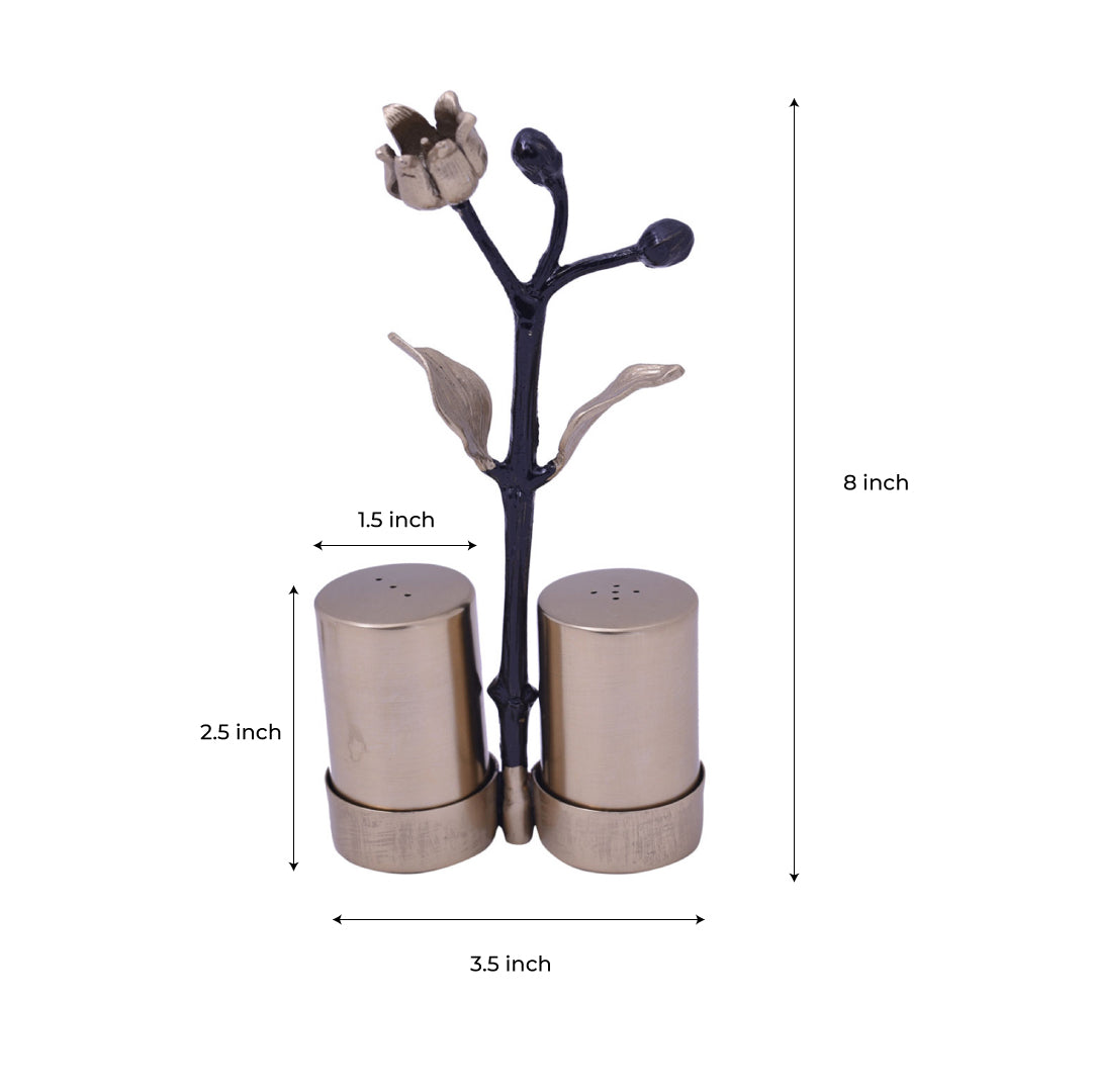 Etched Salt & Pepper Shaker Set - Decozen