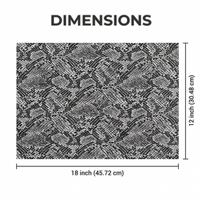 Set of 4 and 6 PVC placemats by 618EVA-8-10-4, showing colorful, textured placemats on a dining table.