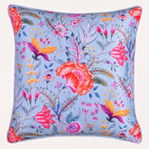 Floral printed throw pillow cover, 20x20 inches, by CC-9696-A-4, featuring vibrant floral fabric pattern for decorative pillows.