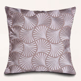 Beige and brown throw pillow cover, 20x20 inches, from #015 brand, showcasing soft fabric and stylish design.