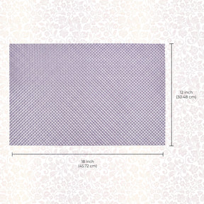 Set of four PVC placemats for dining tables, durable and easy to clean, from the 44339 brand.