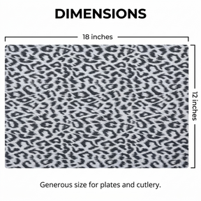 Set of 4 and 6 PVC placemats from 618EVA-6-7-4, showcasing colorful, durable table protectors on a dining table.