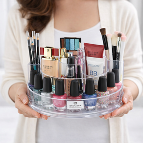 Clear Makeup Organizers Gift for Mom - 7 Slots