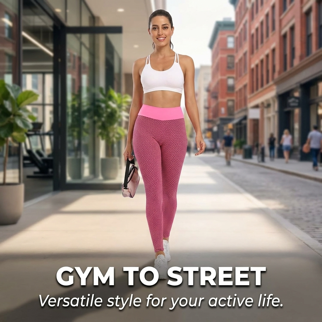 Yogazen Women's High-Waist Capri Leggings – Tummy-Control Yoga Pants