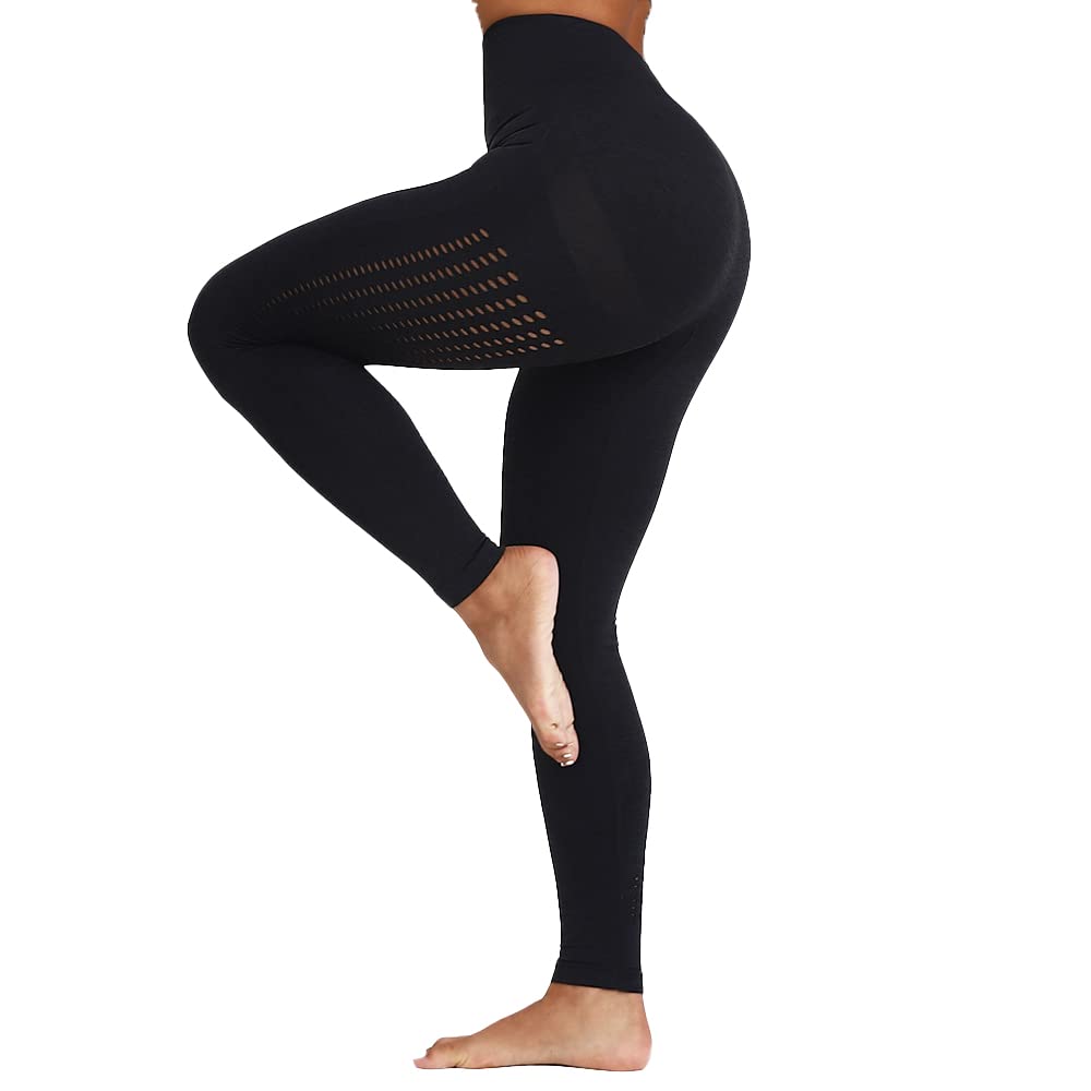 Yogazen Seamless Leggings - Black