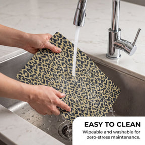 Set of 4 and 6 PVC placemats by 618EVA-6-8-4, featuring colorful, textured surface for dining table protection and decoration.