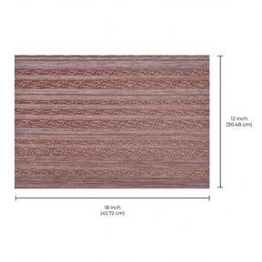 Set of four PVC placemats for dining table by 81810, featuring colorful, durable, and easy-to-clean table protection.