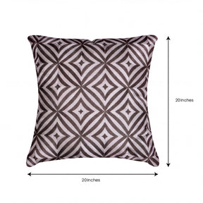 Beige Throw Pillow Covers - 20x20 Inch Linen Cushion Covers with Zipper Closure
