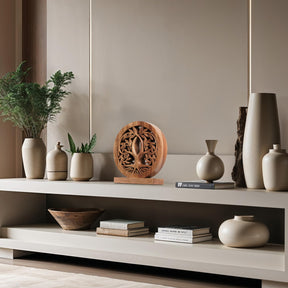 Tribune Tree of Life Wooden Sculpture - Medium