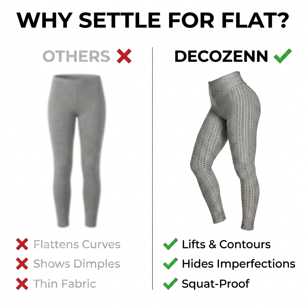 High Waist Leggings, Scrunch Booty, Textured Tummy Control - Grey & Maroon