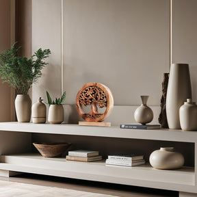 Libarid Tree of Life Wooden Sculpture - Medium
