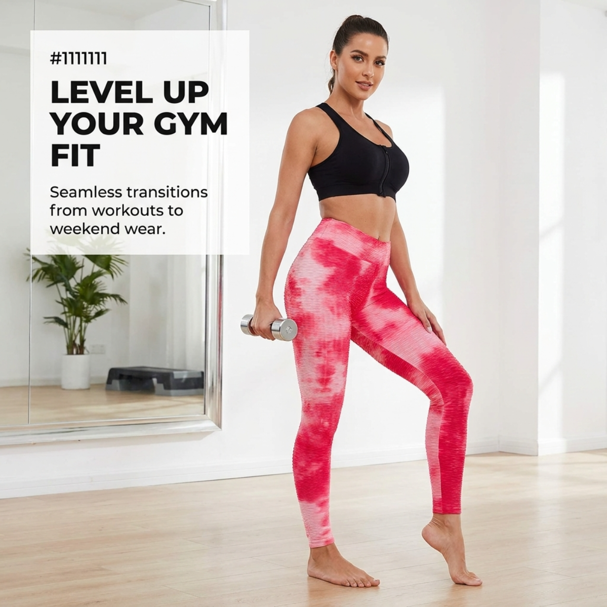 Yogazen Women's High-Waist Capri Leggings – Tummy-Control Yoga Pants (Camo & Brights)