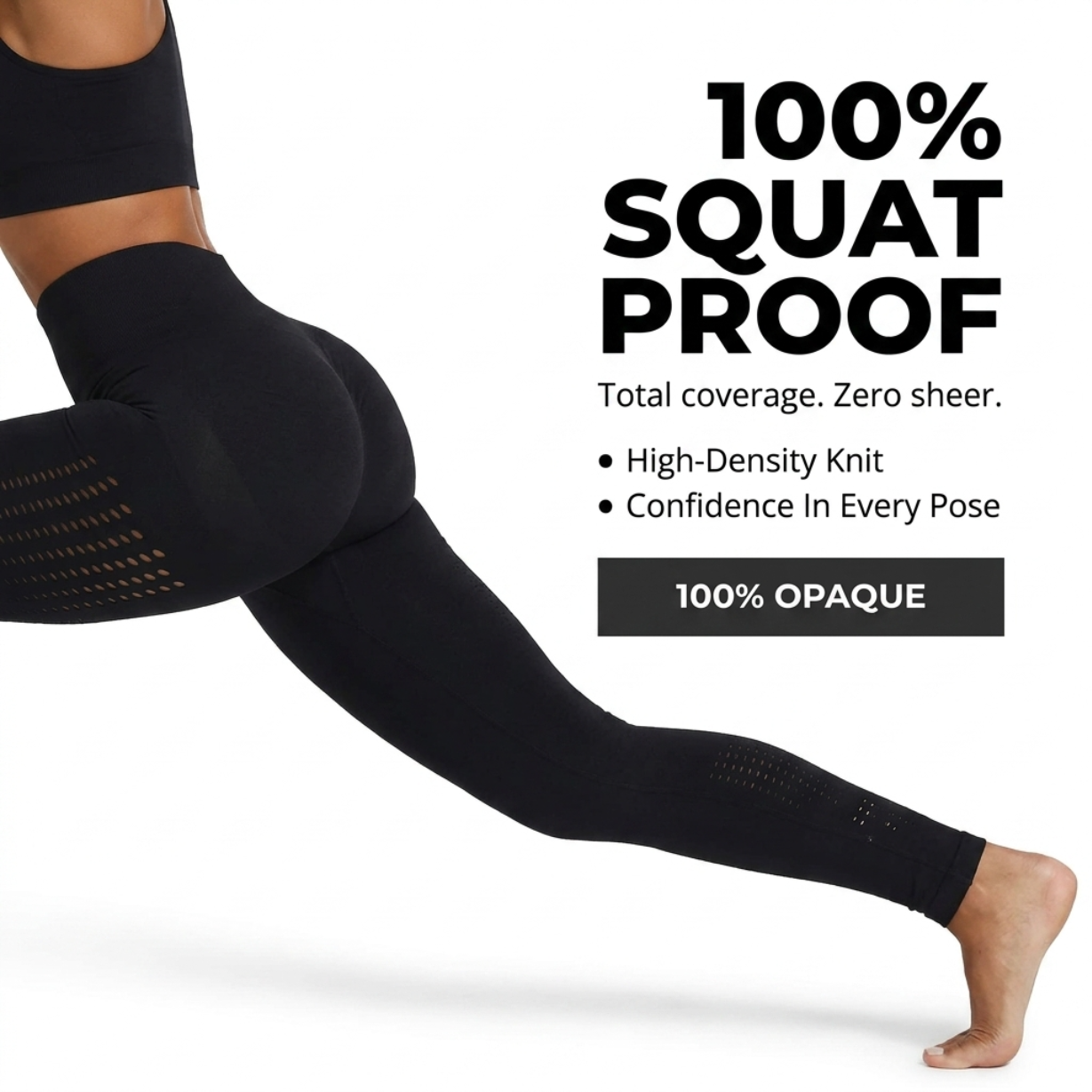 Yogazen Women's High-Waist Seamless Leggings – Ruched Butt Tummy-Control Tights
