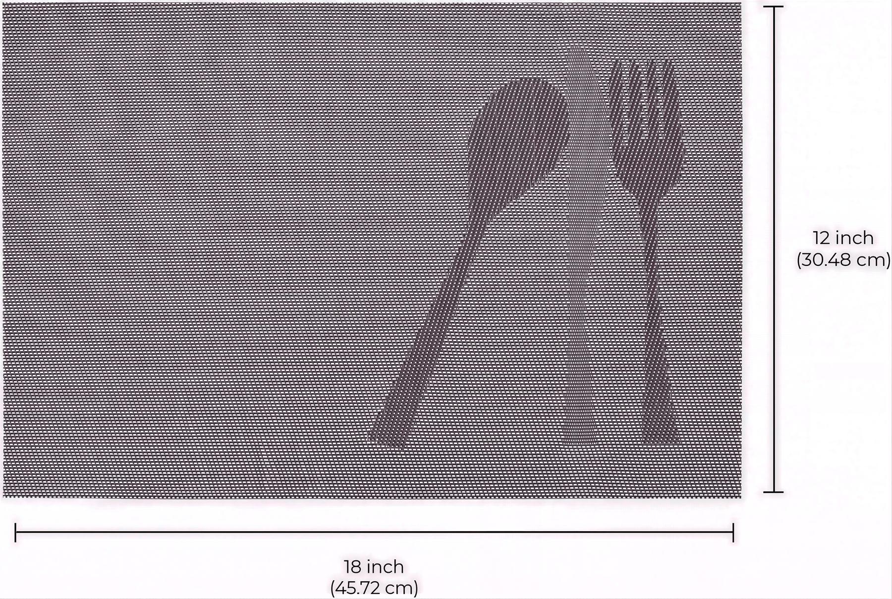 Set of four Devonshire light brown PVC placemats, washable table protectors for kitchen decor, durable and stylish.
