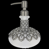 Capriana Haven – Modern Decorative Bathroom Accessory Handmade Soap Dispenser, 12.5 oz - Decozen 