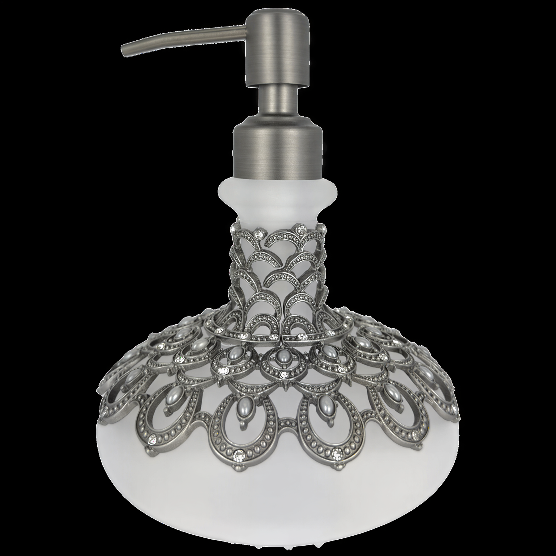 Capriana Haven – Modern Decorative Bathroom Accessory Handmade Soap Dispenser, 12.5 oz - Decozen 
