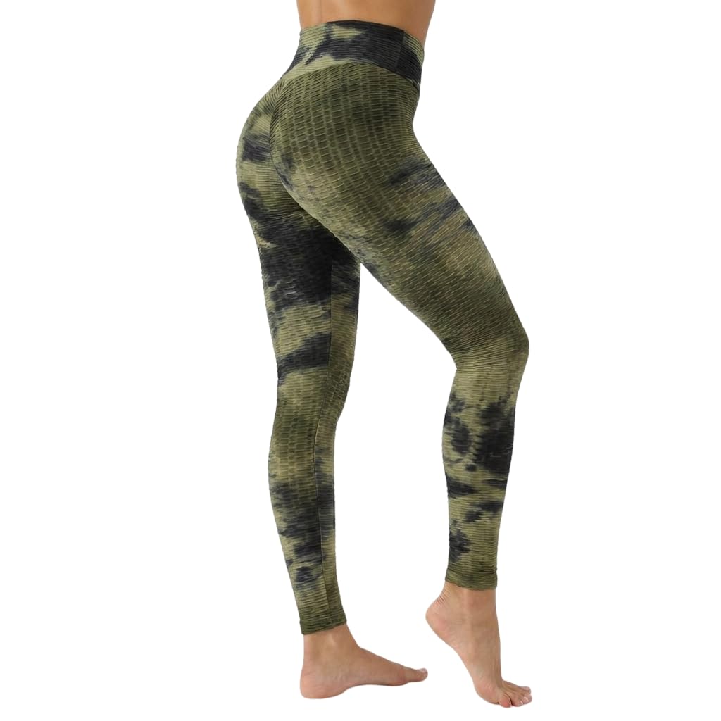 Yogazen Capri Leggings - Camouflage