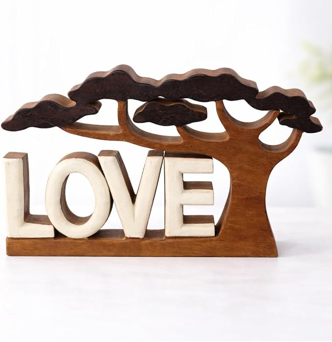 Wood Heart Sculpture, Gift for Her, Valentines Day Gifts for Her, Mom Dad Wife Valentines Gift