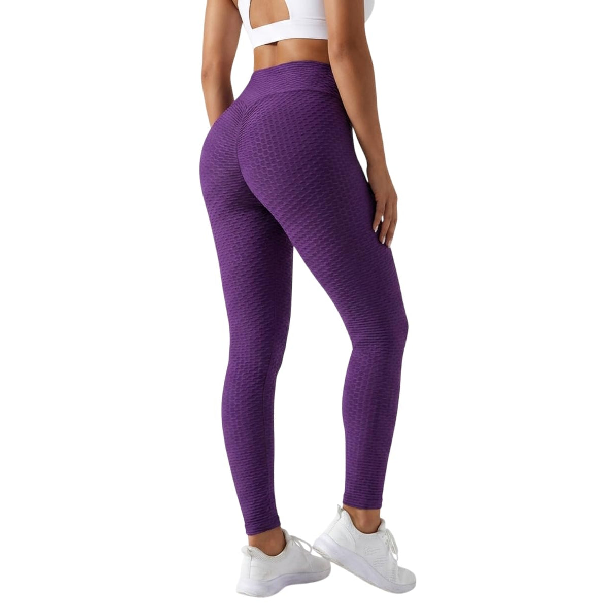 Decozen Scrunch Booty Leggings - Purple