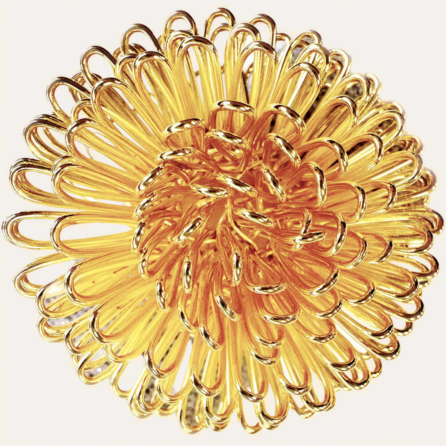Set of four ZWZ-18-127 floral gold napkin rings featuring artistic floral design for decorative dining table accents.