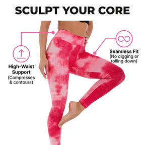 Yogazen Women's High-Waist Capri Leggings – Tummy-Control Yoga Pants (Camo & Brights)