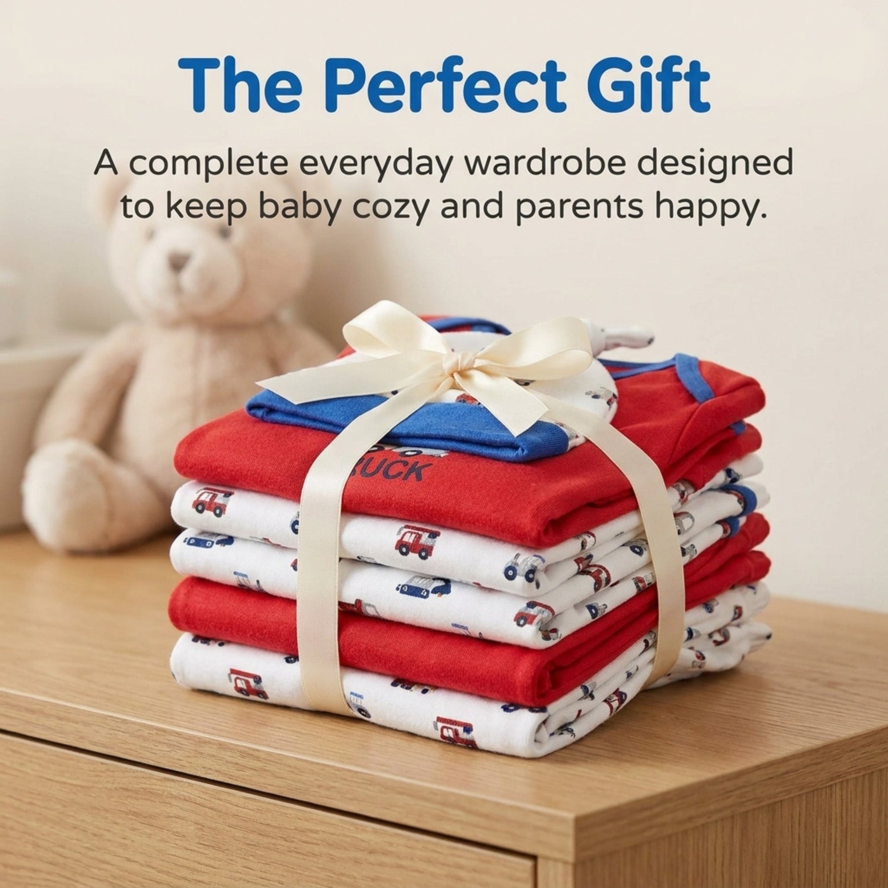 Baby Boy Layette Set – Soft Cotton Newborn Clothes 0 to 3 Months Outfit