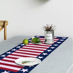 USA Flag Beaded Table Runner