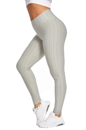 Yogazen Scrunch Booty Leggings - Gray