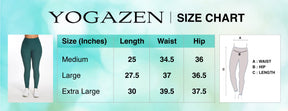 Yogazen Women's High-Waist Scrunch Booty Leggings – Green