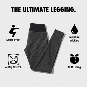 Yogazen Women's High-Waist Capri Leggings – Black