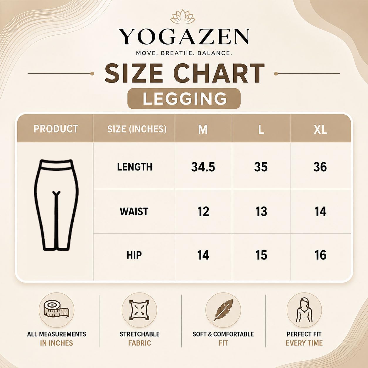 Yogazen Women's High-Waist Capri Leggings – Gray
