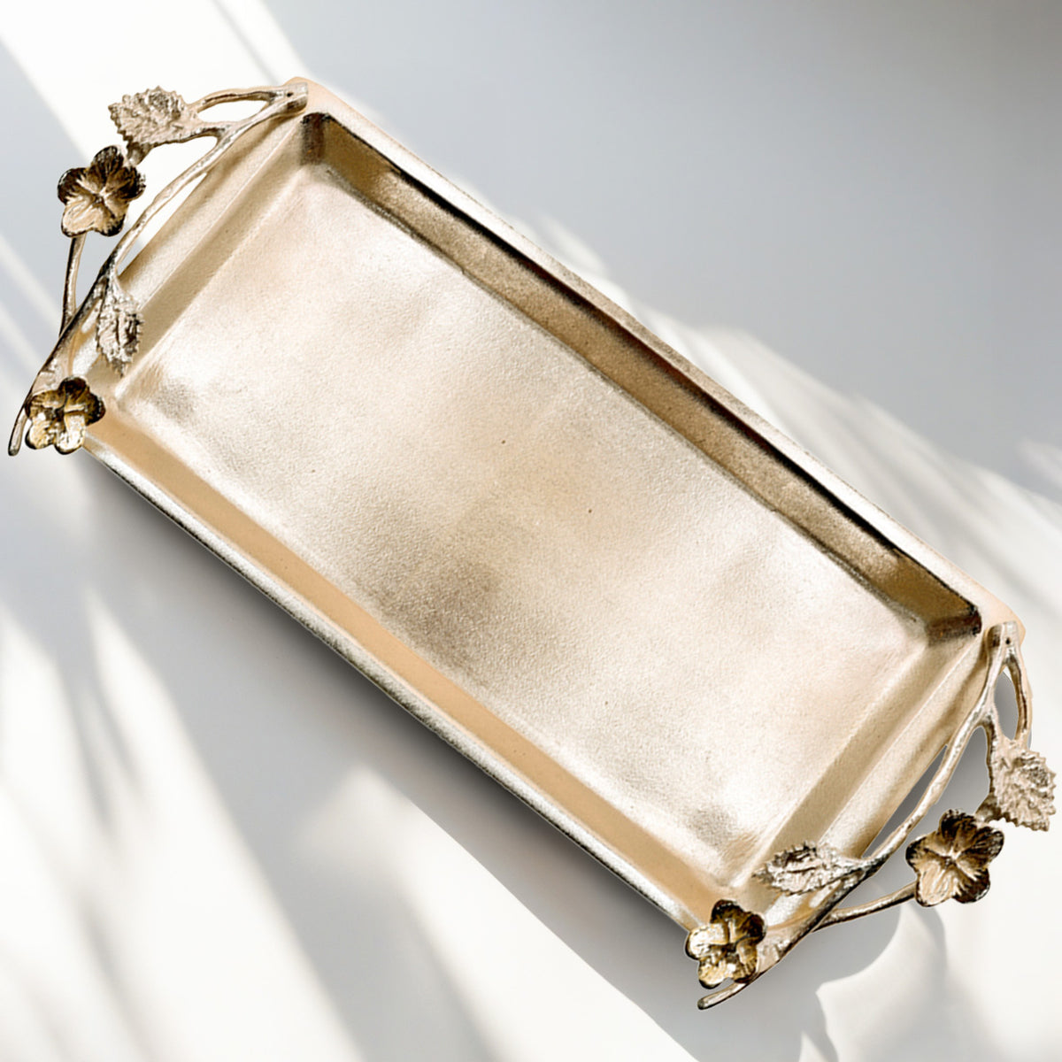 Wild Bloom – Artistic Decorative Home Accessory Handmade Bathroom Vanity Tray - Decozen