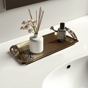 Calla Grace – Stylish Decorative Counter Decor Handmade Bathroom Vanity Tray - Decozen